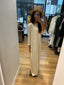 3/4 SLEEVES SATIN DRESS