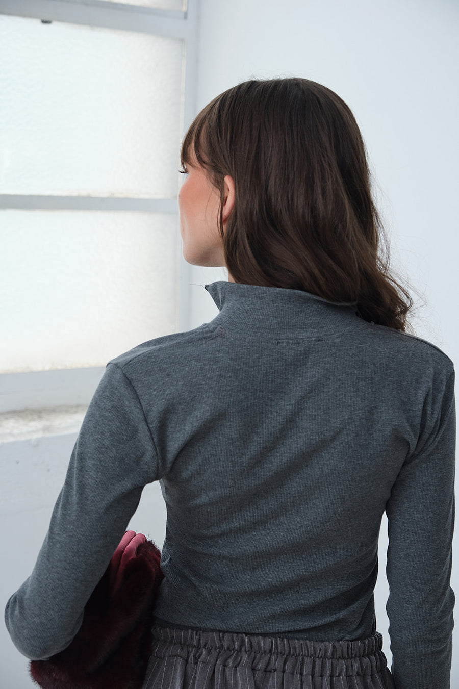 BUTTON COLLAR TEE