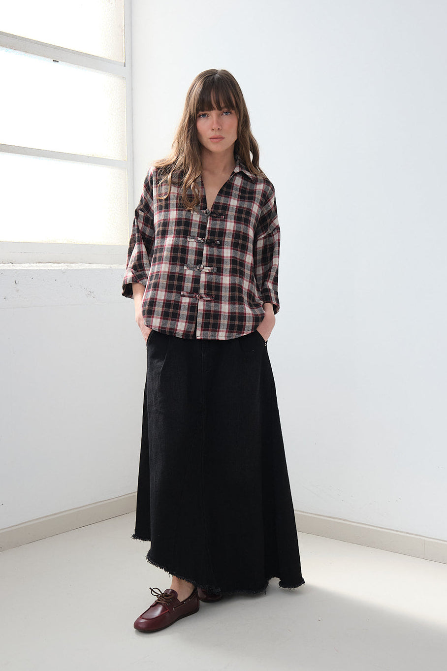 CHECKED VEST