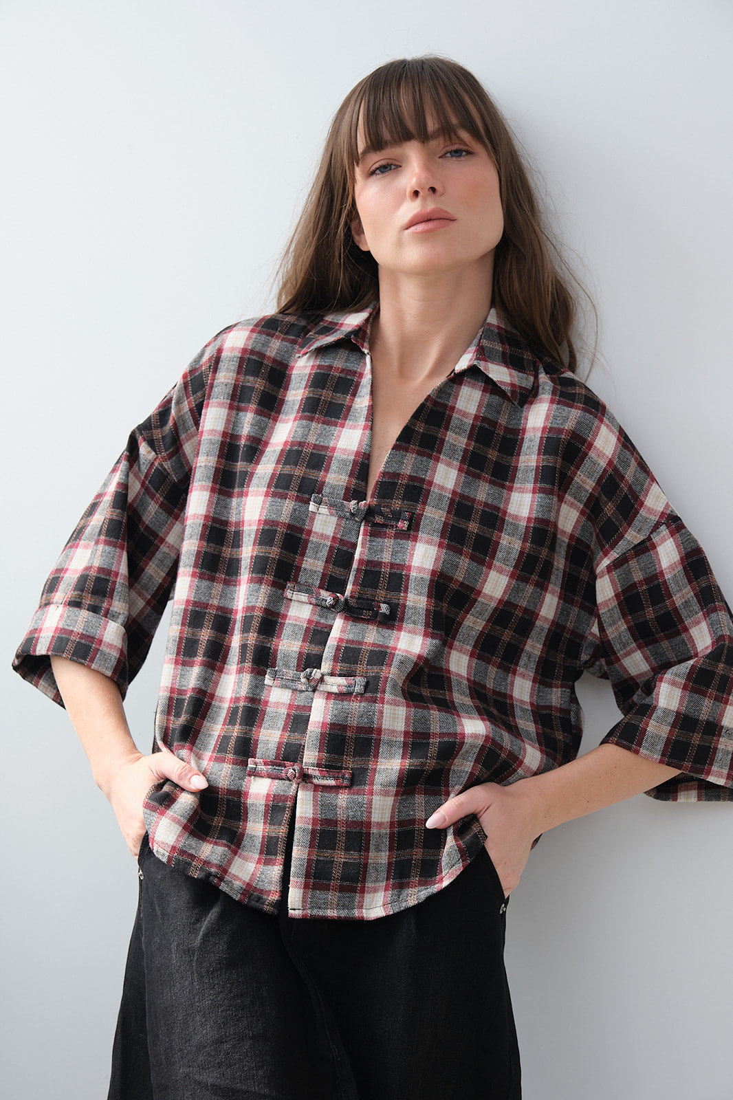 CHECKED VEST
