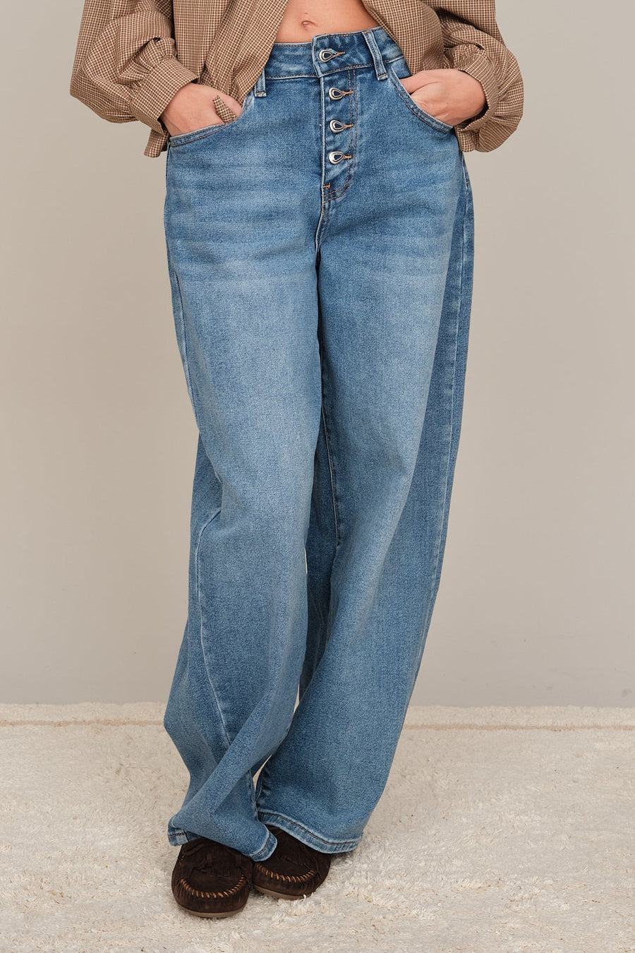 HIGH BUTTONS JEAN