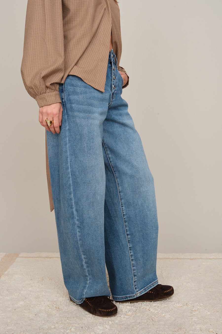 HIGH BUTTONS JEAN