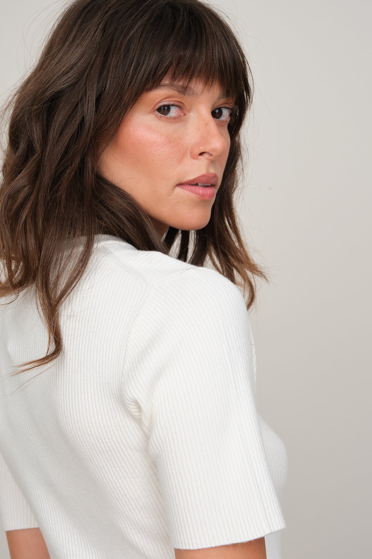 THIN RIB SHIRT SLEEVES