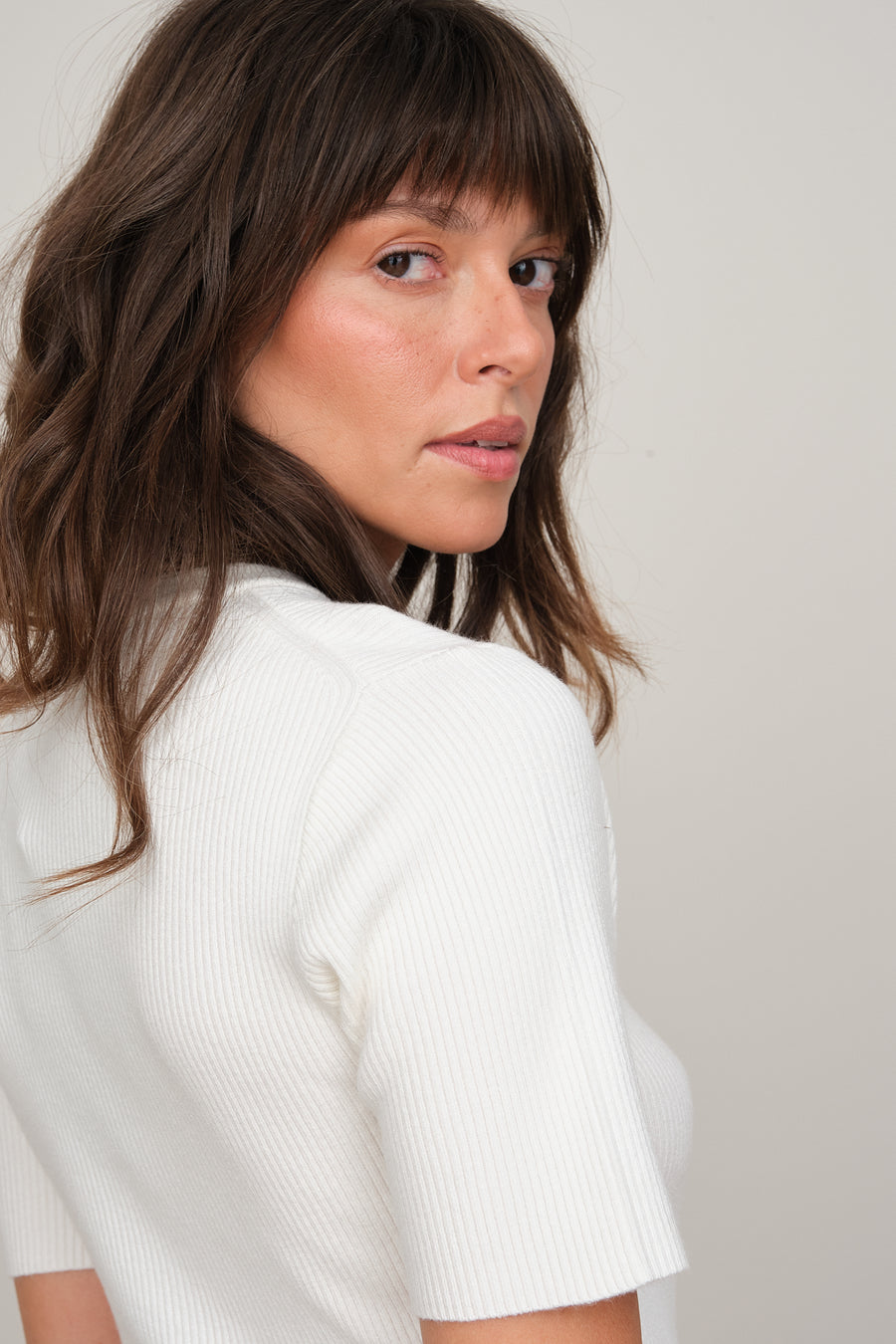 THIN RIB SHIRT SLEEVES