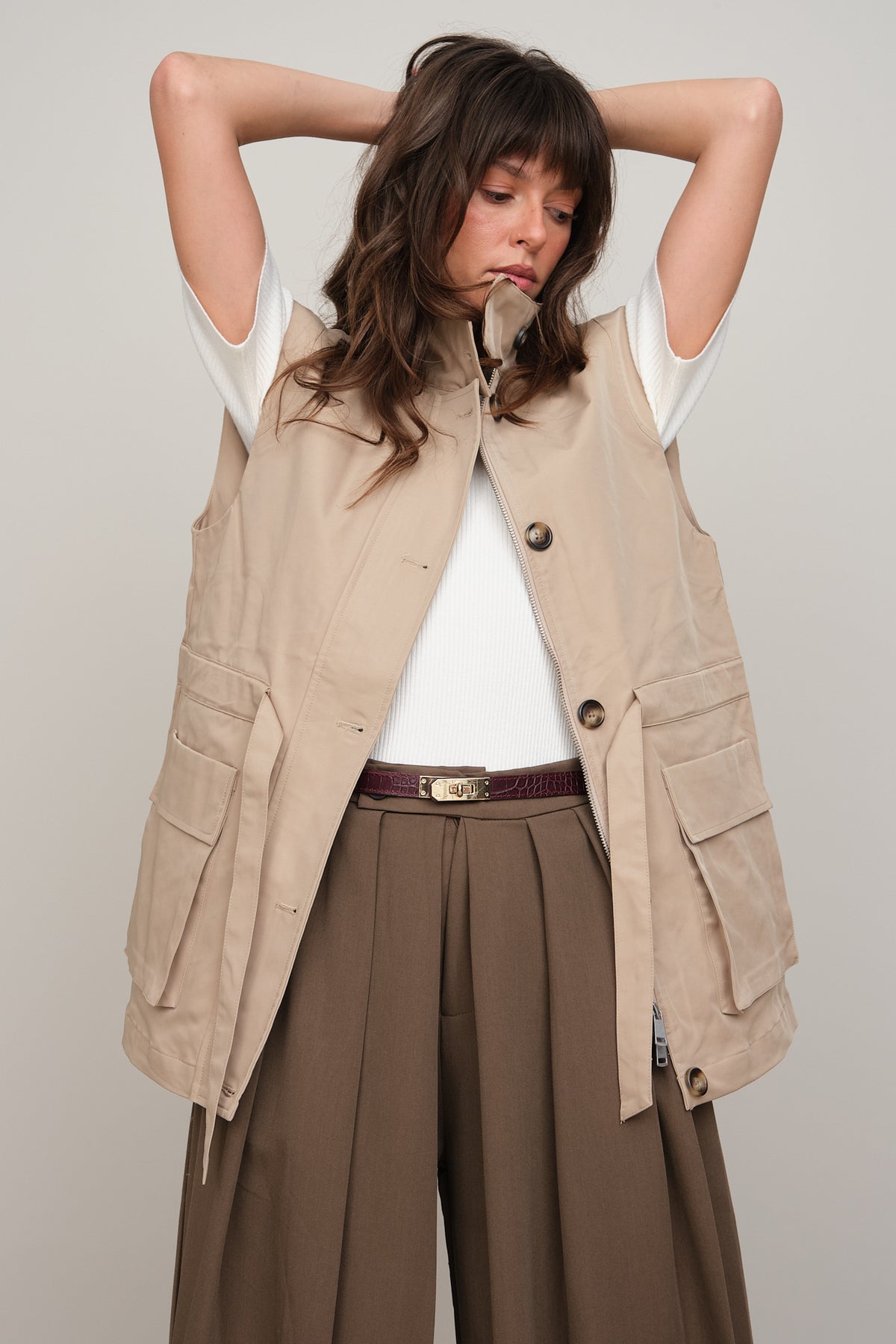 MANTEAU SANS MANCHES