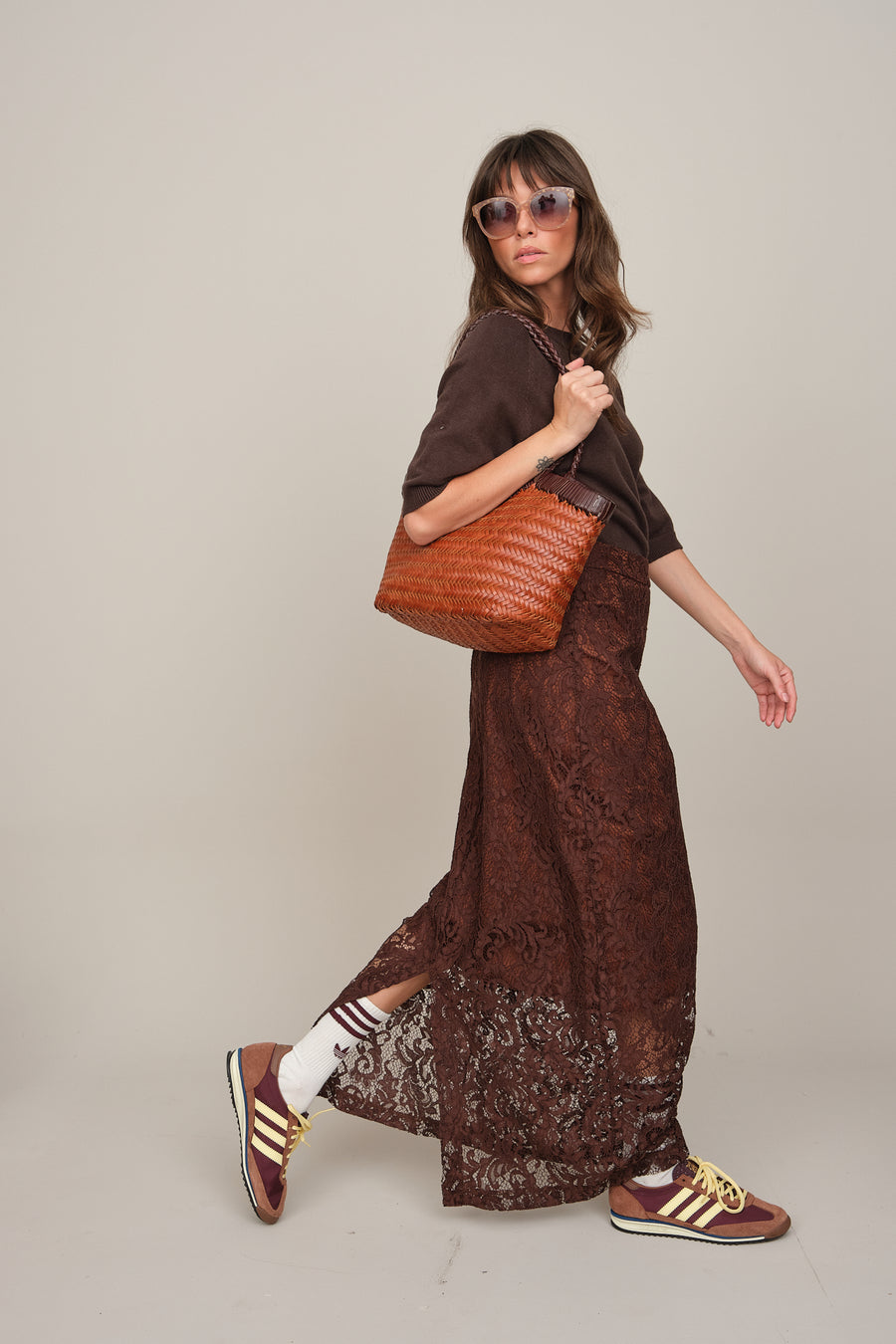 MAXI LACE SKIRT