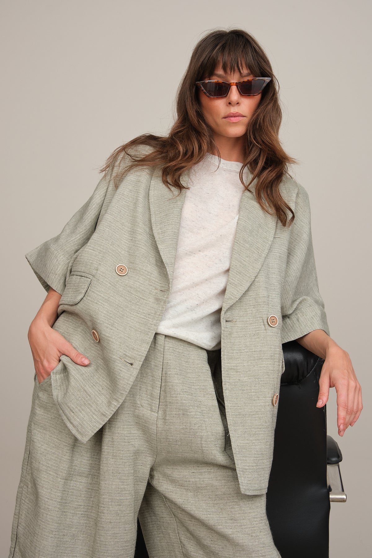 LINEN SUIT BLAZER