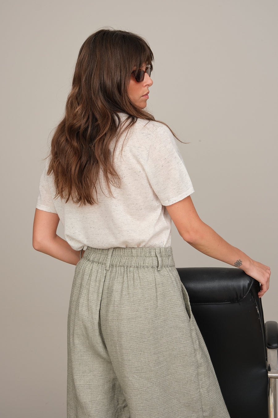 LINEN SUIT PANTS