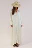 SATIN BUTTON DRESS