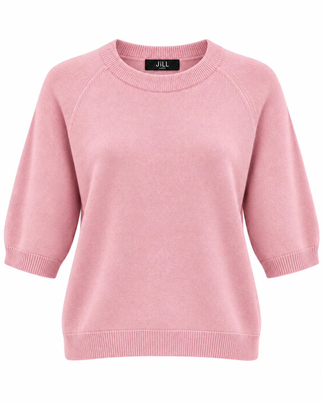 SHORT SLEEVES SOFT SWEATER