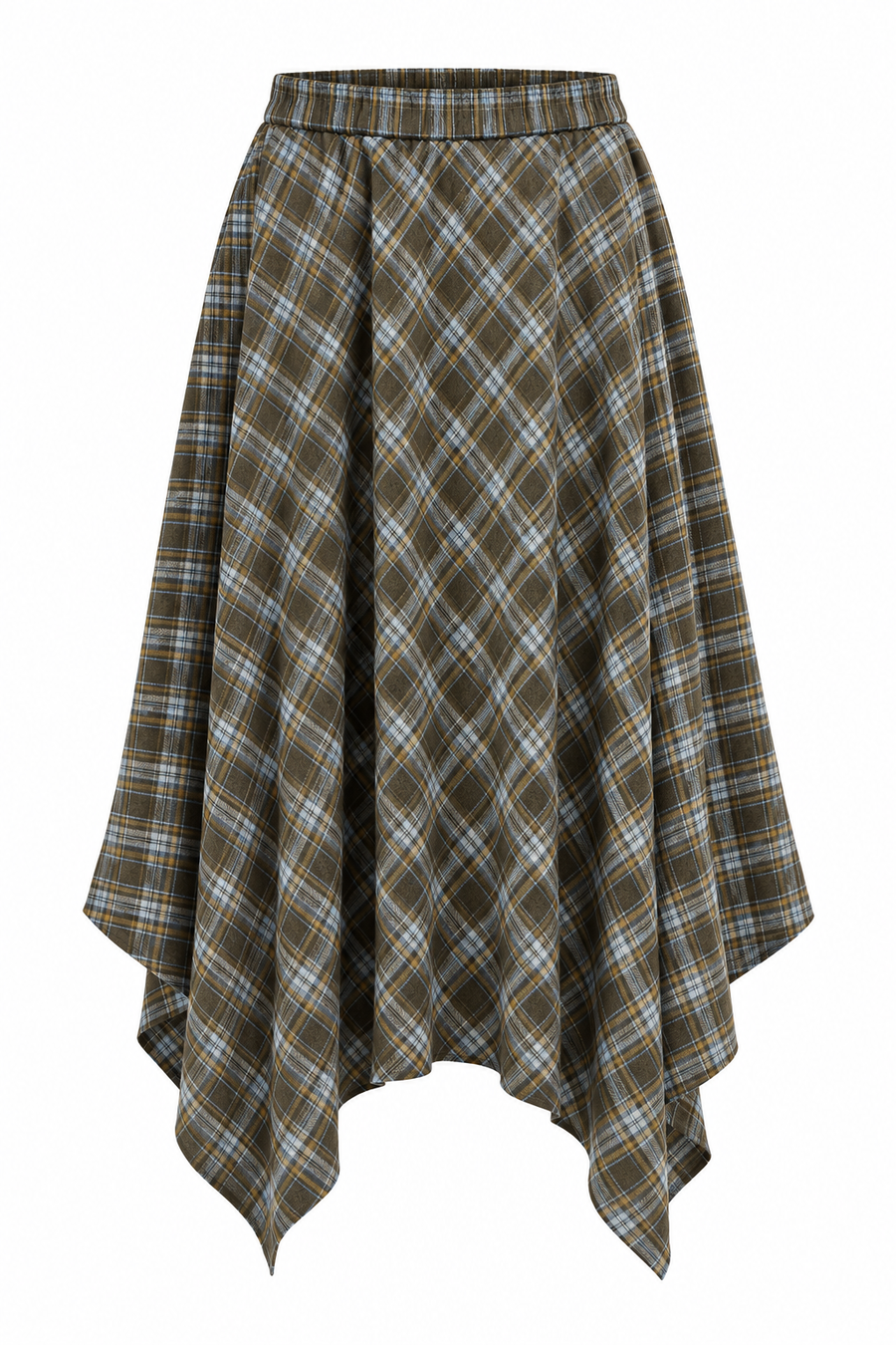 CHECKED SKIRT