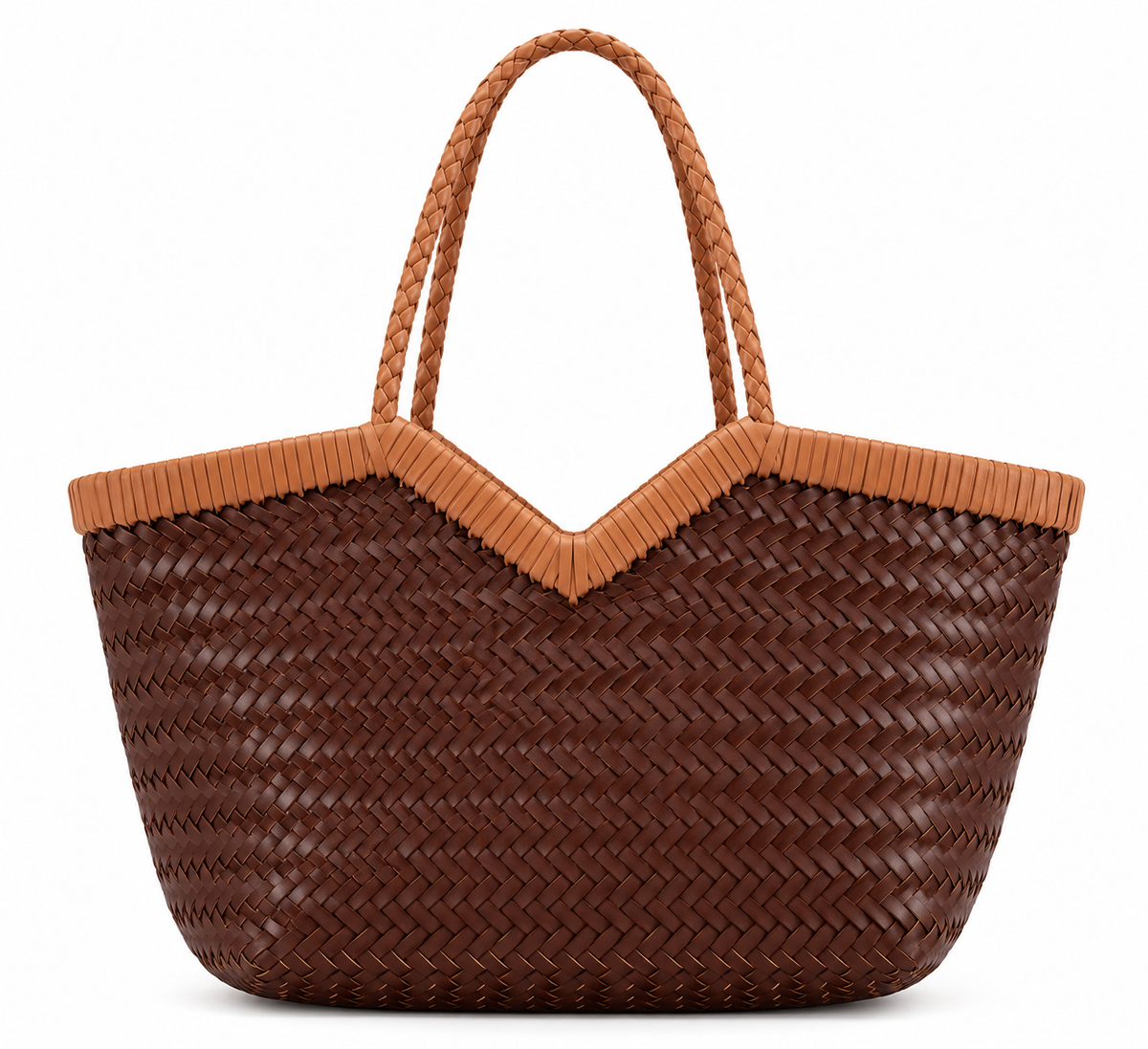 WOVEN LEATHER BAG
