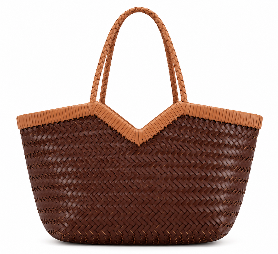 WOVEN LEATHER BAG